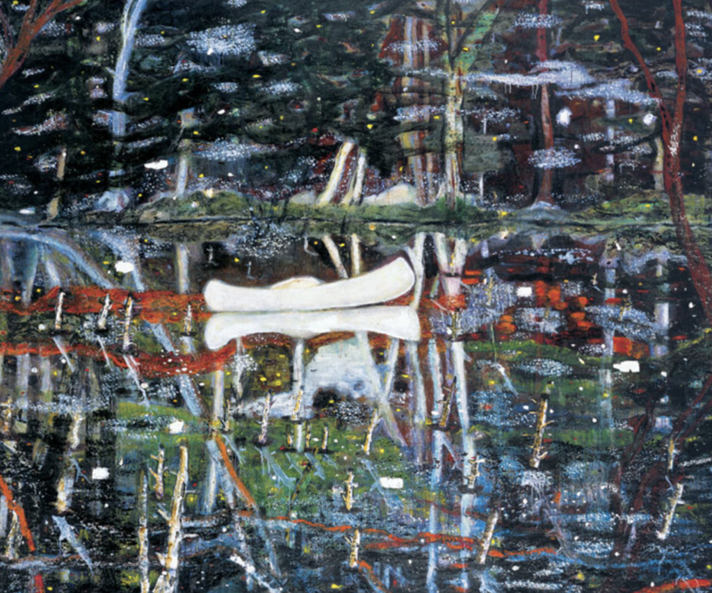 Peter Doig, White canoe